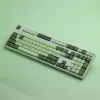 Keyboards 137 Keys Matcha PBT Keycap English Japanese XDA Profile Double Shot Keycaps for Cherry MX Gateron Switch Mechanical Keyboard