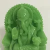 Dekorativa figurer Lysande Ganesha-staty Elefant God Buddha Sculpture Glow in the Dark Mans-Made Stone Home Decoration Garden Statyes