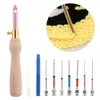 جميع النماذج من ملحقات الخياطة حياكة التطريز DIY غرزة Poking Cross Stitch Tools Poke Needle Punch Needle Tool