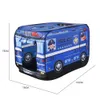 Children's Car Tent House Fire Truck Foldable Play Tent Indoor and Outdoor Game House With Sunroof Toys Birthday Gift