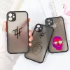 Rapper QLF X PNL Brothers PNL COQUE iPhone14 Case na iPhone 15 11 13 14 12 Pro Max Mini Xs SE 7 8 Plus przezroczystą matową tylną okładkę