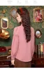 Blonnements à manches longues de style chinois pour les femmes pour l'été 2024 chemise de couture à revers à la mode tissée à la mode