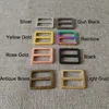 20pcs 15 mm 19 mm 25 mm metalowy metalowy szelak SLIDER SLIKWA DO BOG BAG PACKPACK PIESOWY KOLLAR AKCESORIA Paski Torebki Pasek klamra