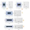 Caixa de controle elétrico de circuito 2-16 atualizado para gabinete de plástico para uso doméstico