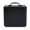DVD Binder 520 Discs Portable CD DVD Wallet Holder Bag Case Album Organizer Media Storage Box (Black)