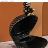 Arts and Crafts Resin Shell Diver Character Desktop Storae Oranization Jewelry Box Handicraft Furnishins Modern Home Decoration Accessories L49