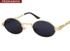 Luxurypeekaboo Vintage Retro Gothic Steampunk Mirror Sunglasses Золотые и черные солнце