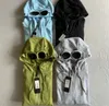 Europe Designer Brand Goggle deux verres d'objectif Hoodies Windbreak Cardigan Zipper Pocket Men Sweatshirts Tire-Over Outdoor Cotton JA7940275