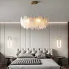 Semplice moderno soggiorno a led luci del soffitto camera da letto lampadari lampadari da pranzo lampadari villa piuma luci rivestite