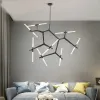 Nordic Creative Creative Artificial Satellite LED LAMAGGIO Restaugale soggiorno Cucina lampada a sospensione Light Impieno decorazione per la casa