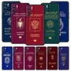 Algéria Russie Cas de passeport pour Oppo Trouver X6 X5 A54 A53 A52 A9 2020 A15 A95 A17 A16 A76 A74 A57 Reno7 Reno6 Pro Plus 5G Cover