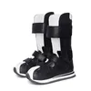 Baby High Top Ortopedic Shoes para Kid Genuine Leather Boys Terapia Black Corretivo Crianças Sandálias para Pés -Palais Cerebrais