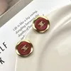 2024 New hot Celi brand luxury designer earrings for women mother teacherday woman aretes brincos round retro vintage earring earings ear rings jewelry gift