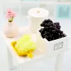 Miniature Dollhouse Fruit Mini raisin / orange / pastèque / concombre Fitend jouer de la nourriture pour les accessoires de cuisine de la maison de poupée