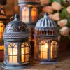 Ljusstakare bur vardagsrum hållare vintage järnbord mittstycken nordisk stil romantik velas hus dekoration gxr45xp