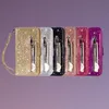 Cois de portefeuille en cuir pailleté multifonction Bling pour iPhone 14 plus 13 Mini 12 11 Pro Max XR XS 8 7 Samsung S22 Ultra Zipper Spa6615684