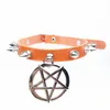 Chokers Gothic Black à pointes punk counchons coule-cols rivets collier de chocker clouté pour femmes hommes de bondage cosplay goth je dhgarden dhbpd