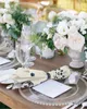 Flowers Foliage Dragonflies Vintage Table Napkins Set Dinner Handkerchief Towel Napkins Cloth for Wedding Party Banquet