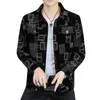 Vestes pour hommes en velailleuse en velaillement masculin 2024 Automne Business Casual Aweter Slim Streetwear Social Coat Office à poitrine monomoteur Vêtements pour hommes