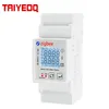 Zigbee Electric Energy Meter Single-Phase Tuya Din Rail Power Monitor KWh Wattmeter 230VAC 80A TAC2161C