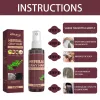 100ml Hair Darkening Spray Anti White Hair Herbal Serum Blacken Hair Reduce Gray Scalp Nourish Glitter Scalp Spray