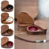 Trä smycken låda hjärtform stor kapacitet rese lagring låd örhänge ring förvaring damer gåva förvaring gåvor pärla fodral