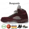 Z skokiem skokowym 5 męskie buty do koszykówki 5s czarny kot oliwkowy granatowy georgetown aqua unc ”Lucky Green Concord Racer Blue Raging Bull Fire Red Sube Sail Burgundy Trener