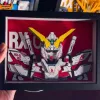 Gundam RX-78-2 RX-0 UC Mech Warrior Paper Art Stereoscopic Painting Handmade Art Painting Desktop Ornament Decoratief schilderen