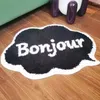 Teppiche Ins lustiger Teppich Good Trend Nachtte Teppich Fußboden Matte Schlafzimmer Fuß Speziales englisches Alphabet kreativ