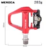 Meroca SPD SL Bicycle Pedal Racing Sepatu Klampe Selbst Locking Clip Bunte Anti-Slip Klick Radfahren Pedal Reiten Teile