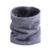 Bandanas 1pc hommes femmes d'hiver épais froid temps froid cercle tricot foulard