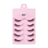 False Eyelashes Half Fake 5/10 Lashes Soft Natural Cils Faux Fluffy Extension Tool Maquiagem Makeup Eye Ha O7o2