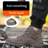 Boots Travail Sénalisation Chaussures Men Chaussures d'orteil en acier