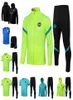 2223 Novos trajes inter -milans Falf Long Zipper Jacket Treining Treination Sune Jogging Set Football Soccer Jerseys Kit Chandal Surve7185549