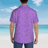Casual shirts voor heren Hawaii Shirt Vakantie kleurrijke banaan blouses abstracte print coole heren korte mouwen comfortabele tops