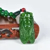 Hangende kettingen hetian Jade Green Make a Great Coup Cicada Outer Mongolia Material Jasper Pe