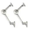 Support Hinge in Satin Nickel Lid Stay with Soft Close Toy Box Hinge Support Drop Lids of Cabinets Cupboard Wardrobe