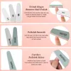 INBUTY 6Pcs Nail File Set Double Grit Side Sanding Buffer Block Polish File For Manicure Tools Professional Nail Accesories