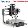 TWOWIN CNC 3020 Machine DIY graveur laser 3 axe GRBL CONTROL CNC MINDING MINCING MACHING 200W / 300W Router en bois pour débutant