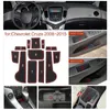 Anti-Slip Gate Slot Mat Borracha Monta de borracha para Chevrolet Cruze 2008-2015 Mats antiderrapantes Acessórios para interiores do ranhor da porta da porta Pad