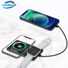 Cases Magnetic Wireless Power Bank 5000mAh 3 op 1 15W Charger Camping Externe Auxiliary Battery voor iPhone AirPods Iwatch Huawei