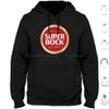 Wheat Super Bock Hoodies de manga longa Super Bock Beer português Wheat Malt Bruno Portugal Drinques bêbados