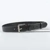 Belts 3.8cm Men's Belt Full-grain Leather Vintage Designer Classic Needle Buckle Top Layer Cowhide For Men