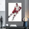 Ice Hockey Atleet Portraits Poster Sport Canvas Print Painting Painting Home Wall Art Decor Decor voor gym woonkamer slaapkamer kinderen cadeau