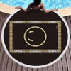 Высококачественное микроволокно-круглое пляжное полотенце 3D Цифровая печать круглый пляжный полотенце полотенце коврик для полотенец