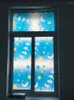 Adesivos de janela adesivos de estrela lua de pássaro manchado opaco azul cegante quarto infantil de infantil filmes auto-adesivos privacidade decorativa decorativa