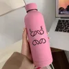 مصمم زجاجات Tumblers متعددة الألوان Le Logo مطبوعة متعددة الأغراض 304 زجاجات غير القابل للصدأ الحديثة أكواب بسيطة