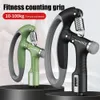 10100KG Adjustable Heavy Gripper Fitness Hand Grip Strengthener Spring Finger Expander Muscle Training Equipment 240401