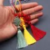 3cm Çin düğüm püskül için DIY el sanatları yapımı kolye yer imleri el dokuması boncuklu aksesuarlar yeni yıl 2023 ev dekorasyon