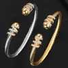 Bangle Jewelry 2024 Trendy Luxury Stapelbar Bangle Cuff For Women Wedding 316L rostfritt stålarmband unika kedjelänk flätad 240411